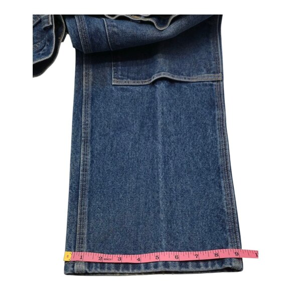 Carhartt Jeans Men 40x32 Blue Flame Resistant Utility Double Knee Gorpcore - Picture 12 of 16